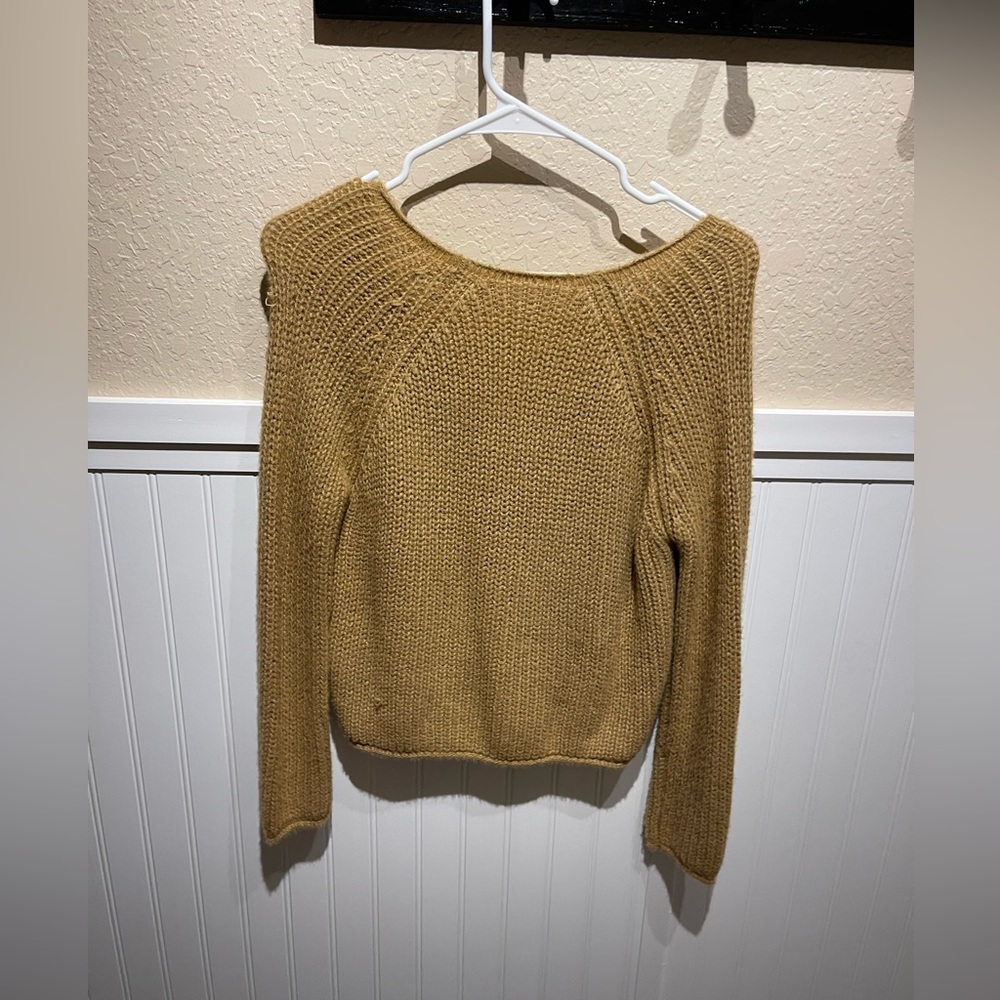 Camel Drawstring Sweater - Picture 2 of 4
